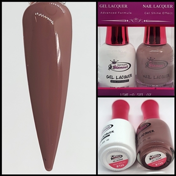 Glamour GEL POLISH / NAIL LACQUER DUO WISH IT WAS YOU #166