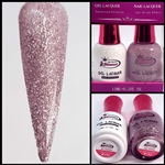 Glamour GEL POLISH / NAIL LACQUER DUO BABY GLITTER #192