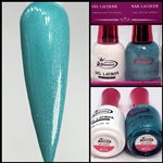 Glamour GEL POLISH / NAIL LACQUER DUO GO AWAY #214