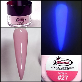 2 in 1 Acrylic & Dip GLOW "SIMPLE" #27 1/2oz