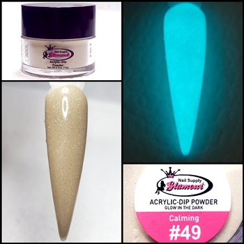 2 in 1 Acrylic & Dip GLOW "CALMING" #49 1/2oz