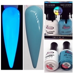 GLOW In The DARK Gel Polish / Nail Lacquer DUO WONDERFUL DAY #03