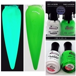 GLOW In The DARK Gel Polish / Nail Lacquer DUO LIMON POPCICLE #06