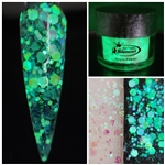 Glamour AB Acrylic Glitter (Glow in the Dark) 1 oz # 3