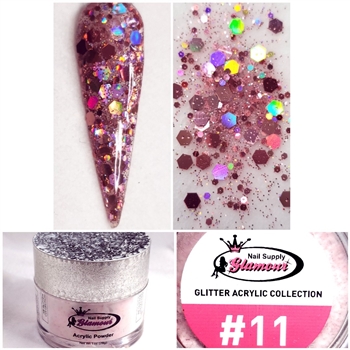 Glamour GLITTER Acrylic Powders 1 oz