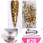 Glamour GLITTER Acrylic Powders 1 oz