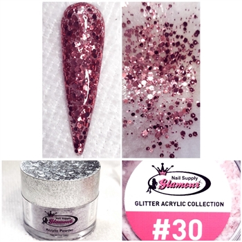 Glamour GLITTER Acrylic Powders 1 oz