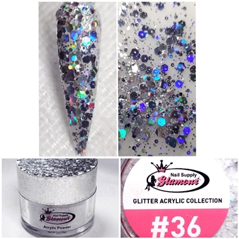 Glamour GLITTER Acrylic Powders 1 oz