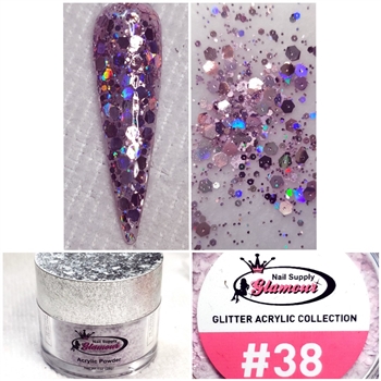 Glamour GLITTER Acrylic Powders 1 oz