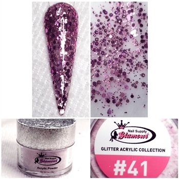 Glamour GLITTER Acrylic Powders 1 oz