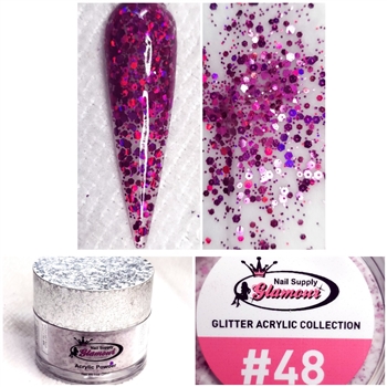 Glamour GLITTER Acrylic Powders 1 oz