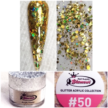 Glamour GLITTER Acrylic Powders 1 oz