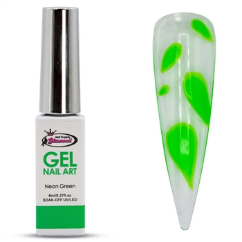Gel Nail Art Liners (Neon Green)