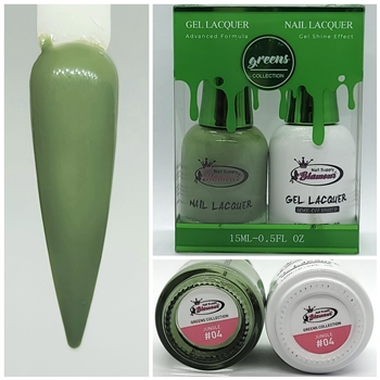 GREENS Gel Polish / Nail Lacquer DUO JUNGLE # 04