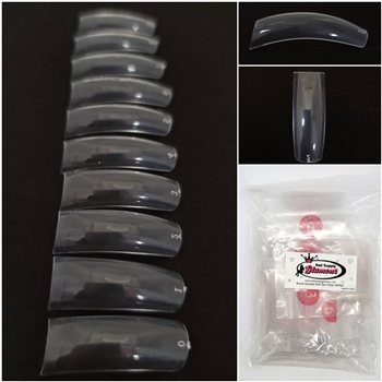 Royal Square Nail Tips ( clear ) 500pcs Bag