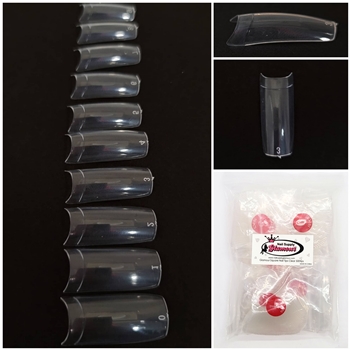 Glamour Square Nail Tips ( clear ) 500pcs Bag