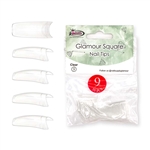 Glamour Square Nail Tips ( clear ) 50pcs Bag #9