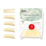 Glamour Square Nail Tips ( natural ) 50pcs Bag #4