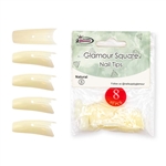 Glamour Square Nail Tips ( natural ) 50pcs Bag #8