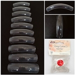 Long Curve Nail Tips ( clear ) 50pcs Bag #2