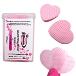 HEART LINT-FREE Nail Wipes (Light Pink) 200 pcs