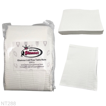 Lint Free Table Mats (White) 25 pcs