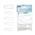 Medium Coffin FULL COVER Nail Tips REFILLS ( clear ) 50 pcs