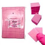 Mini SQUARE Buffers (Pink)100/180 Pack (50 pcs)