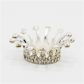 Crown Brush Holder (Silver)