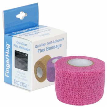 BERKELEY FingerHug QuikTear Self-Adherent Flex Bandage ( PINK )