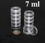 Stackable Clear 5-Jar Set with Top Cap | 7 gr