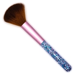 Glitter Handle Dust Brush (Brown)