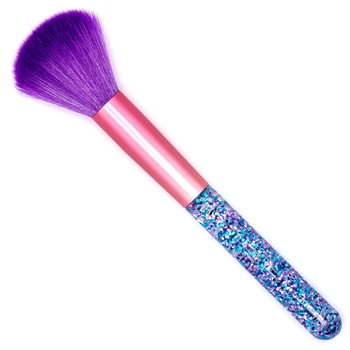 Glitter Handle Dust Brush (Purple)