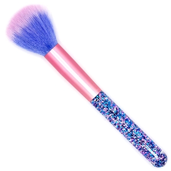 Glitter Handle Dust Brush (Blue / Pink)