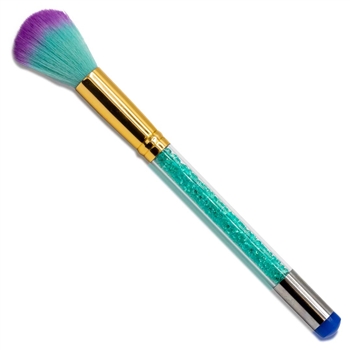 Long Handle Dust Brush (Teal Diamonds)