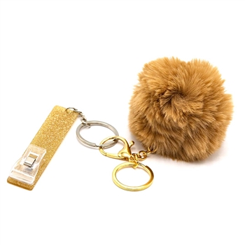 Card Keychain (Gold)