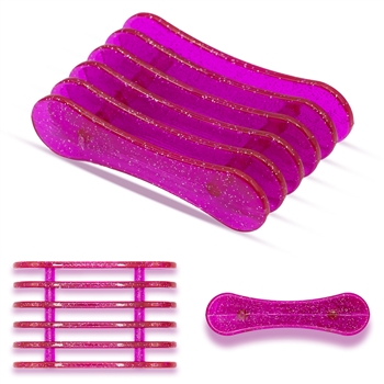 Fuchsia Brush Holder