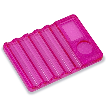 Pink Brush Holder Tray