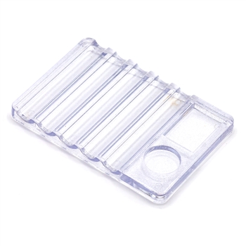 Clear Brush Holder Tray