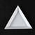 WHITE TRIANGLE Rhinestone TRAY (Small)