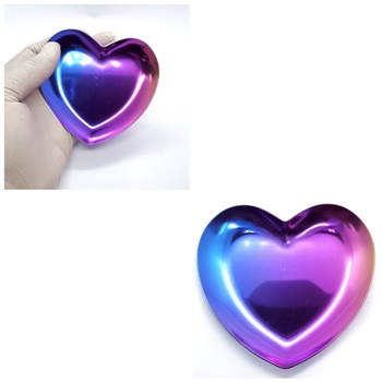 RAINBOW HEART Rhinestone Tray