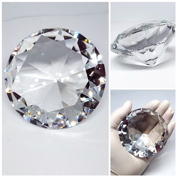 GLASS Diamond (CLEAR) 80mm (for nail pictures)