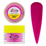 2 in 1 Acrylic & Dip NEON Collection ELECTRIC PINK #07  1oz