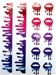 LIPS/DROPS Nail Stickers (Colored) # 121