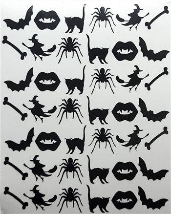 Halloween WITCH Nail Stickers # 180