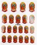 Virgin Mary Nail Stickers #666