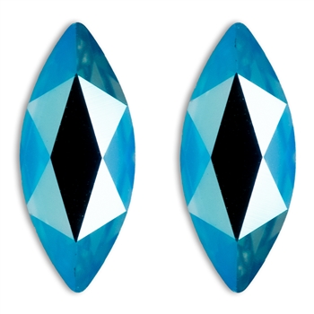 2201 Swarovski MARQUISE (Aquamarine Shimmer) 14x6mm 2pcs