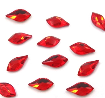 SWAROVSKI 2205 FLAME LIGHT SIAM 10MM 6pcs