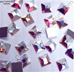 2403 Swarovski 3D PYRAMID (AB) 4 mm 12pcs