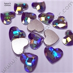 2808 Swarovski HEART (AB) 10mm 2pcs